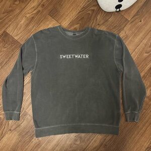 Grey SWEETWATER surf shop crew neck